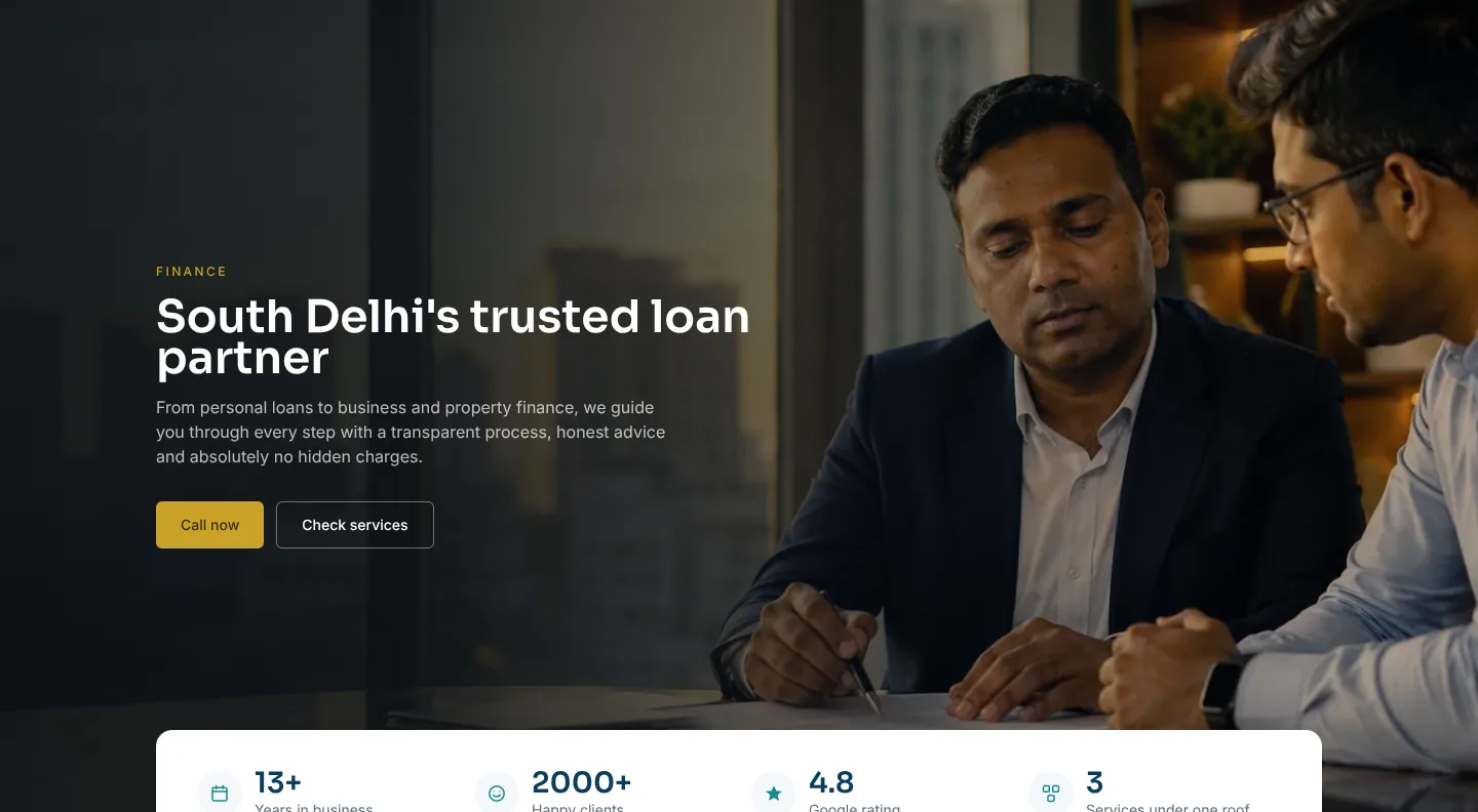 Udaywal's Services (UDS) new website homepage preview